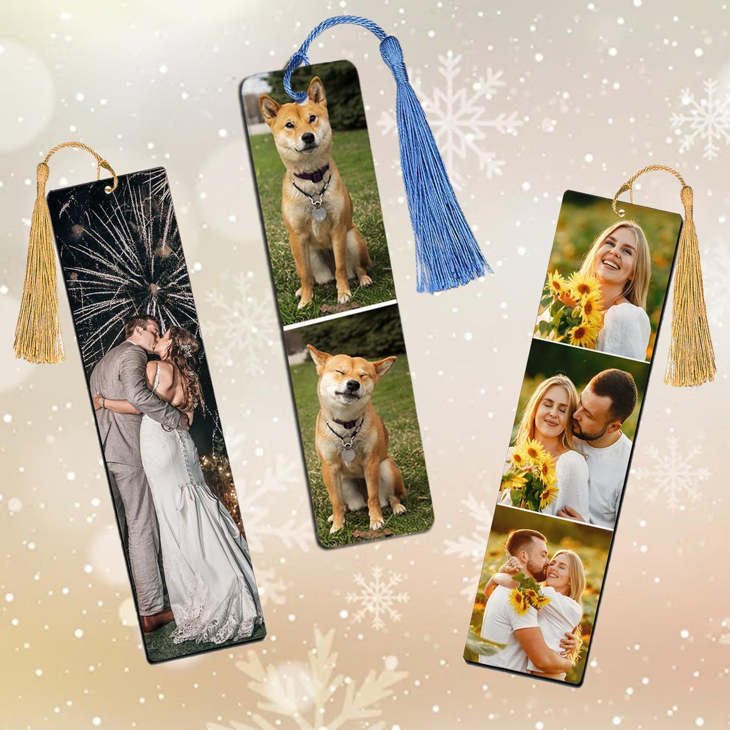 Custom Bookmark - Personalized Metal Bookmarks with Tassel