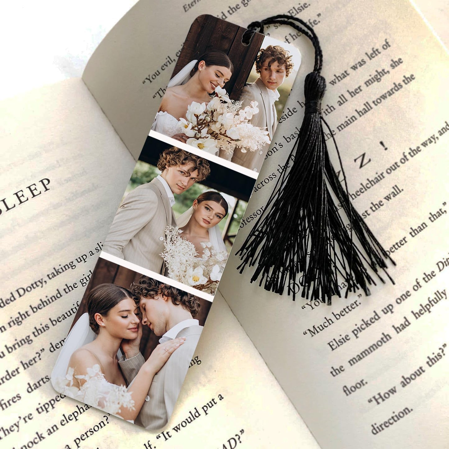 Custom Bookmark - Personalized Metal Bookmarks with Tassel