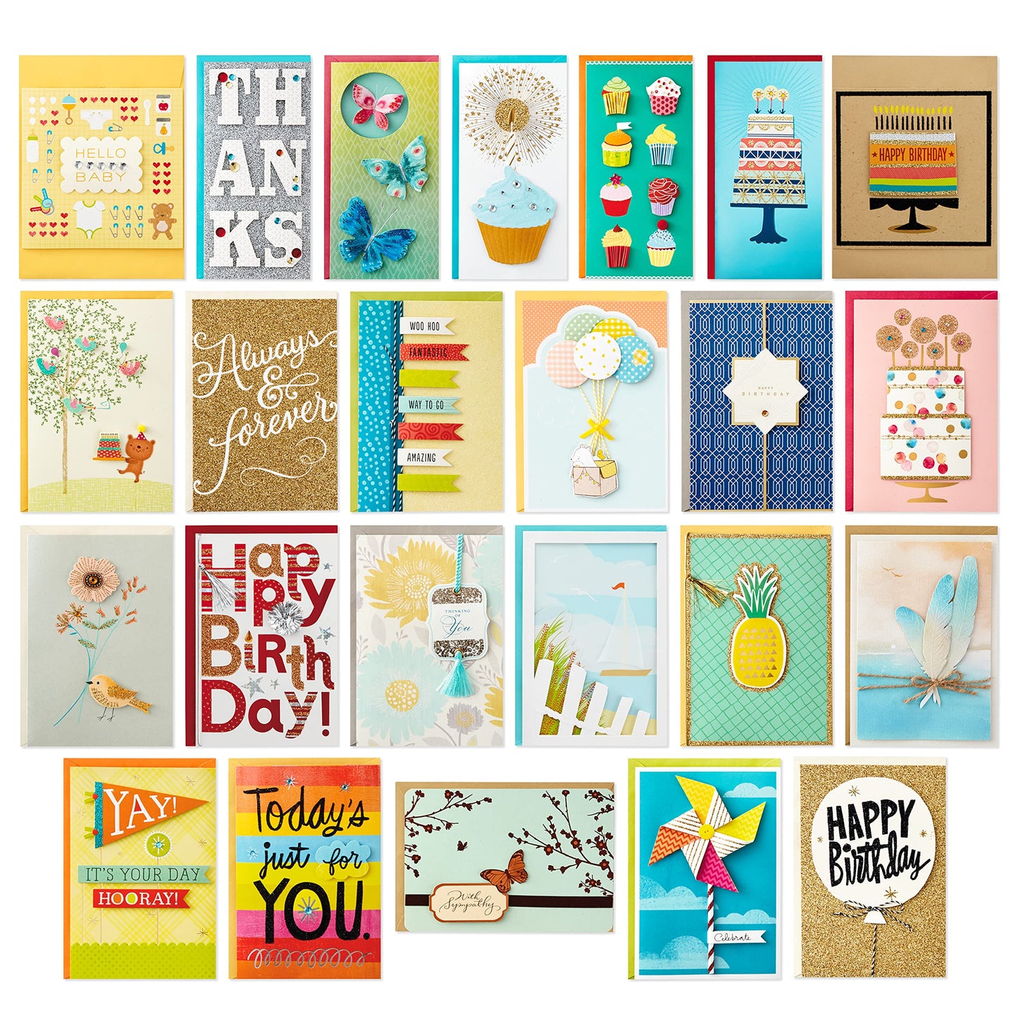Hallmark All Occasion Handmade Boxed Set of Assorted Greeting Cards